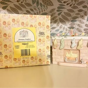 Precious Moments Christmas Fireplace #524883